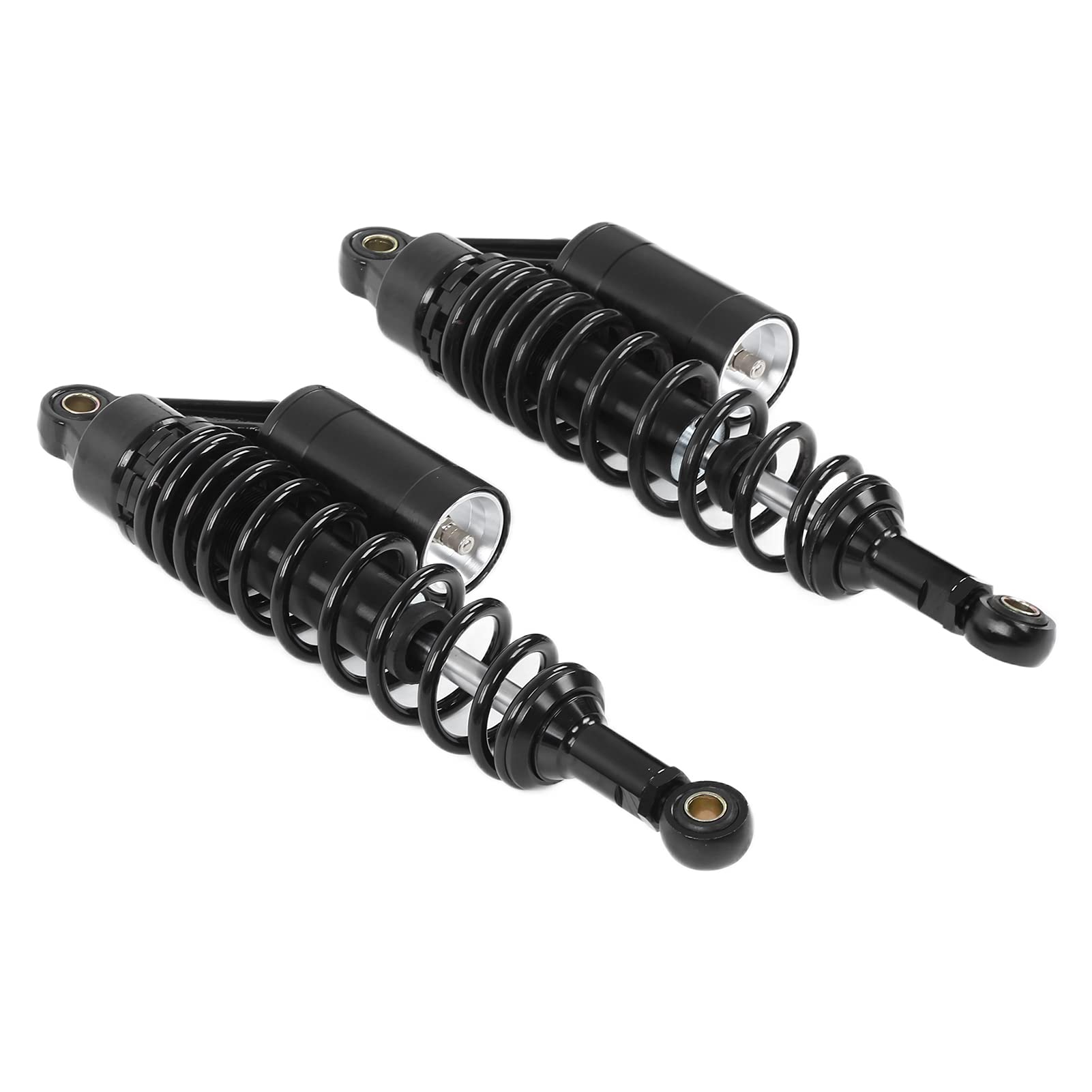 Para 340mm Tylny Amortyzator Motocykla Uniwersalny do ATV SUV (BLACK)