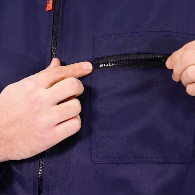 Yukirtiq Classico Werkoverall Heren Ketelpak Katoenen werkoverall Beschermingspak Beschermende Overall Werkkleding (Marineblauw, S