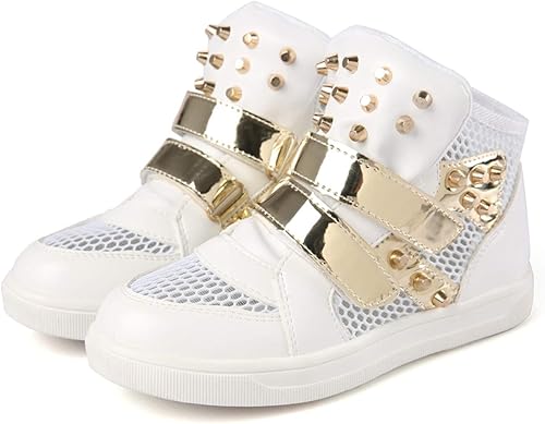 Amazon Rasyie ヒップホップダンスシューズ キッズダンスシューズ ヒップホップ スニーカー ハイカット 韓国子供服 ｈｉｐｈｏｐ イベント ストリート系 ダンススニーカー 男の子 女の子 通学 Rasyie 運動靴 スニーカー