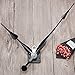 High Torque Quartz Clock Movement Clock Replacement Mechanism with 12 Inch Long Spade Hands for DIY Clock (Black, Shaft Length 1-1/5 inches/ 31 mm Shaft Length)