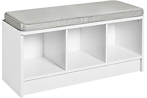 ClosetMaid 1631 Cubeicals 3-Cube Storage Bench with Cushion