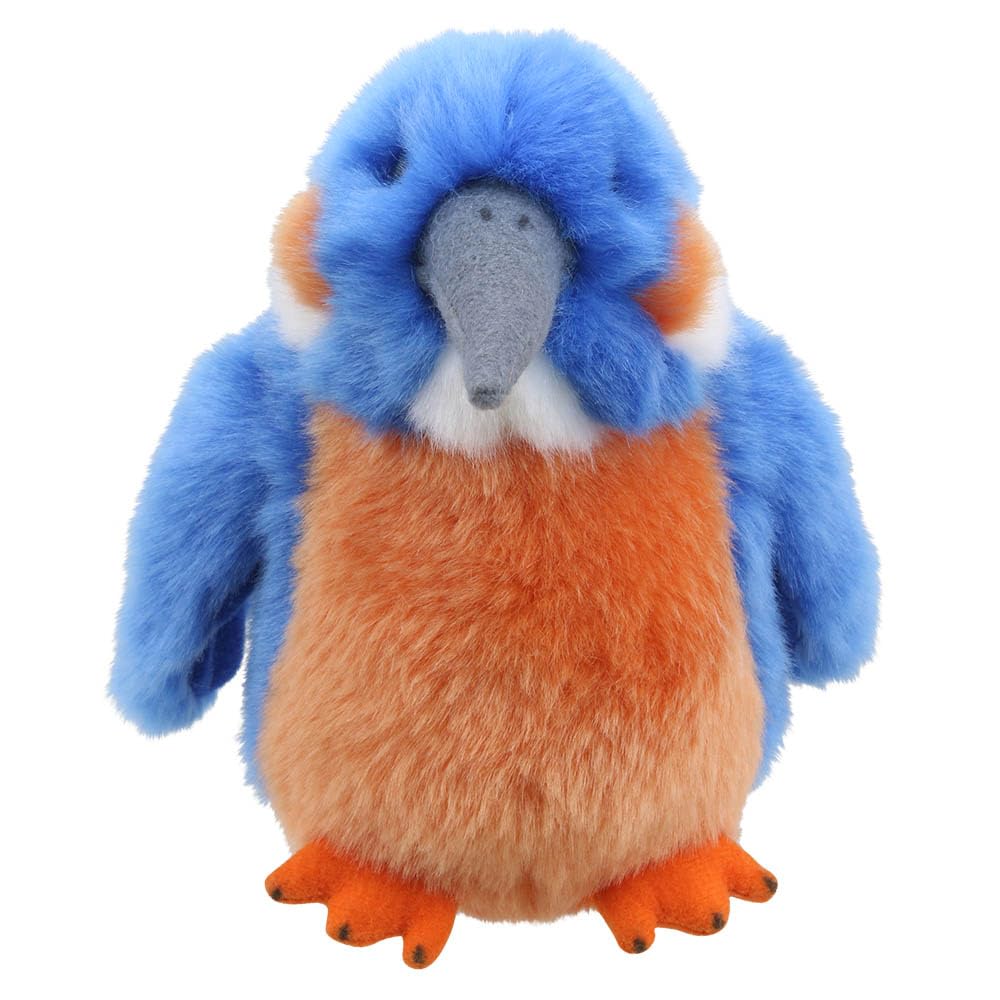 Wilberry Kingfisher Soft Toy, Colourful Orange & Blue Mini Plush Bird, Lifelike and Vibrant Forest Companion -Cuddly - Image 2