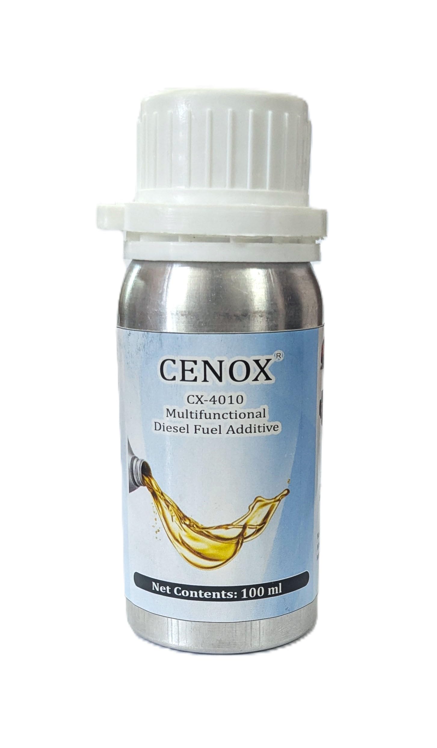CENOX® CX 4010 Multifunctional Diesel Additive (100ml) for All Diesel Engines with Cetane Improver for improving Fuel Efficiency Cleaning Fuel Injectors for Better Performance & Mileage