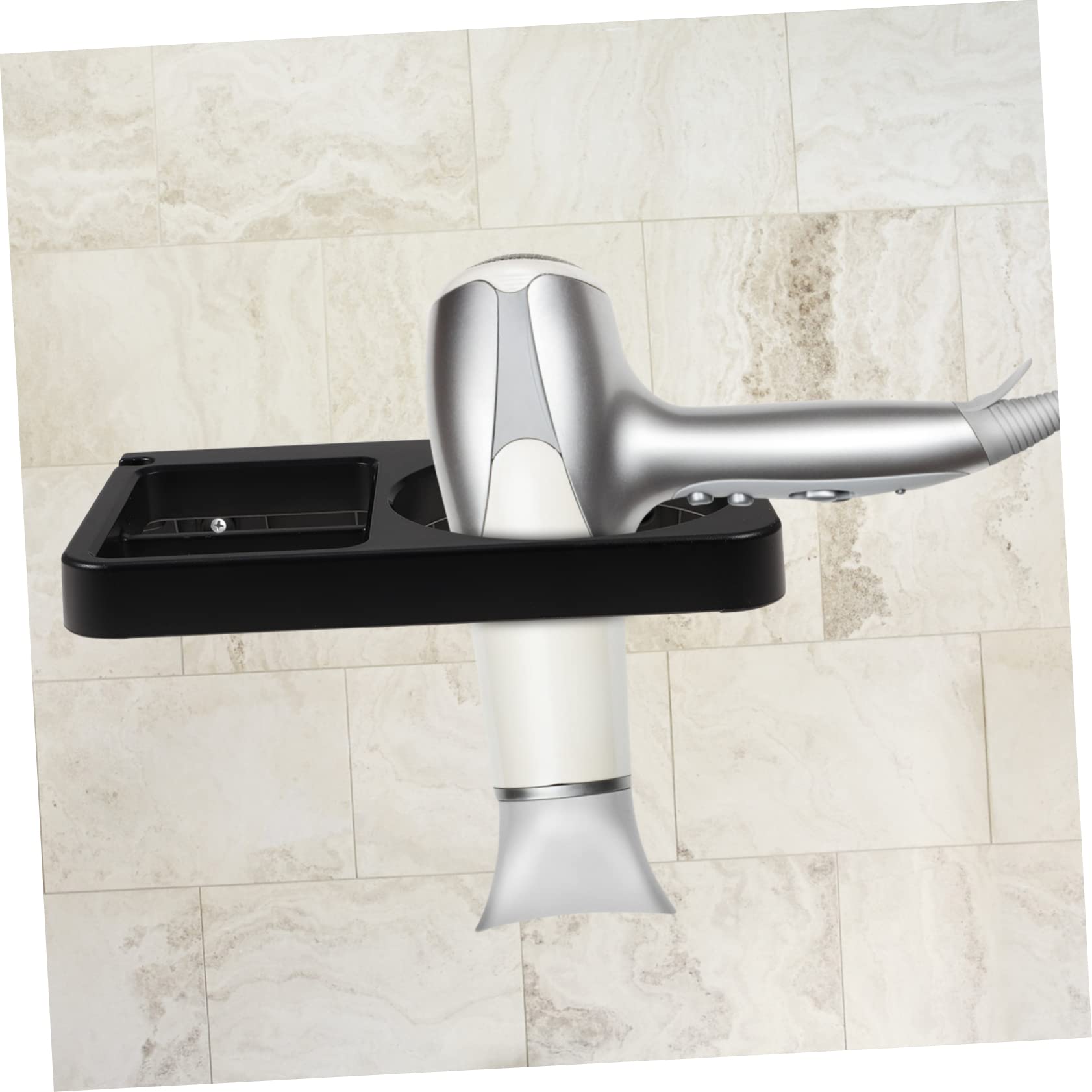 Alipis 3piezas Soporte De Secador De Pelo Montado Pared Organizador De Baño para Secadores Diseño Simple y Práctico Compatible La Mayoría De Secadores De Pelo