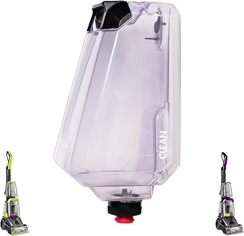Depósito limpio de repuesto con tapa para máquinas limpiadoras de alfombras Bissell TurboClean PowerBrush para mascotas - Parte #1623828 Compatible