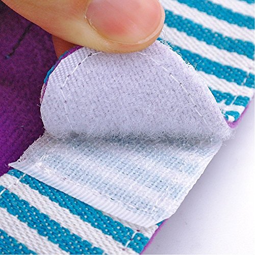 Small Pet Outdoor Walking Harness Vest and Leash Set with Cute Bowknot Decor Chest Strap Harness for Rat Ferret Squirrel Hamster Clothes Accessory, Blue Stripe - Image 6