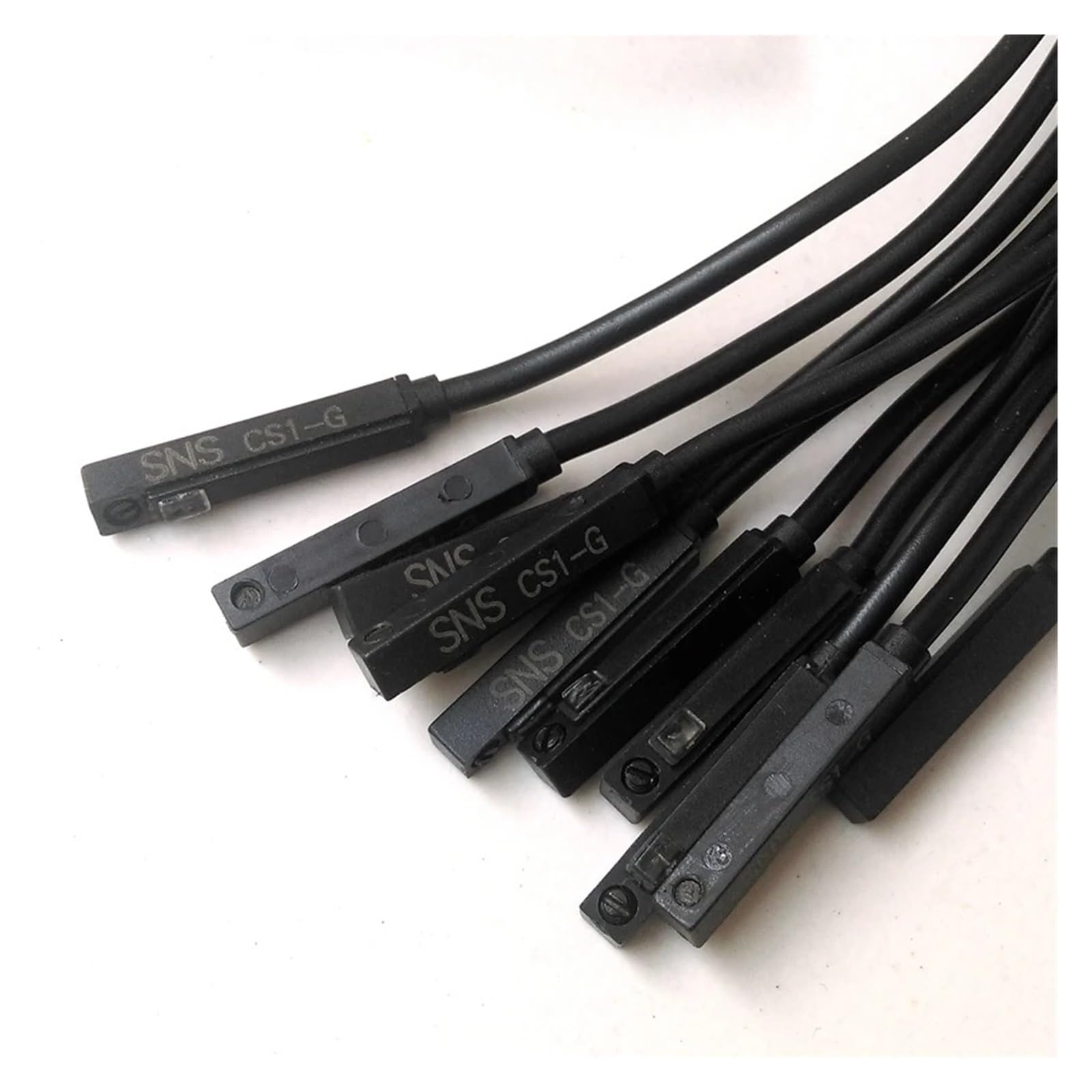 Lot de 5 interrupteurs à lames magnétiques cylindriques CS1-G, 5 V CC à 240 V CA