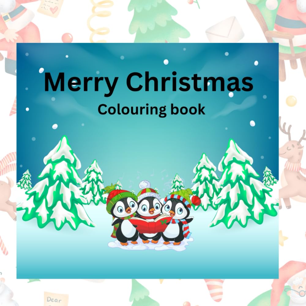 Merry Christmas colouring book