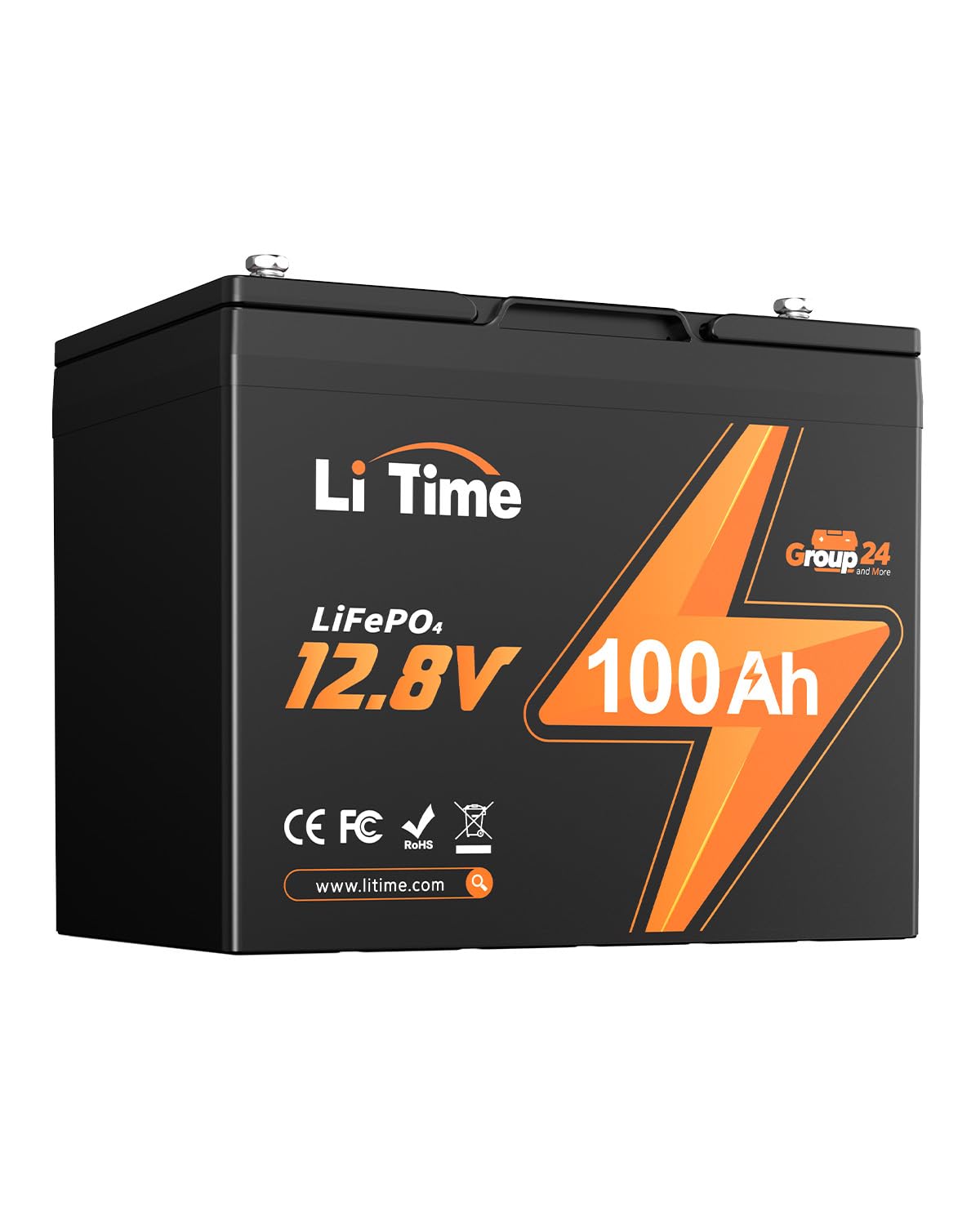 【LiTime】12V100Ah LiTime 12V 100Ah LiFePO4 Lithium Deep Cycle Battery – LiTime-US