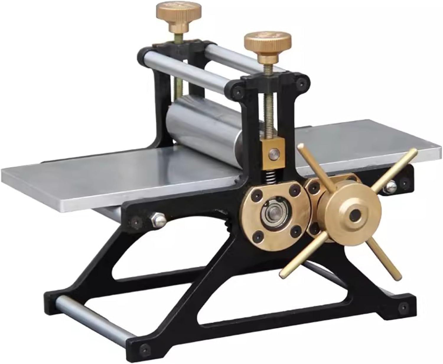 Machine à Graver Manuelle, Outil de Gravure typographique, Presse à Imprimer et à Graver avec Rouleau métallique, Machine à frotter de 7,6 cm de Long x 20,3 cm de Large pour Impressions sur