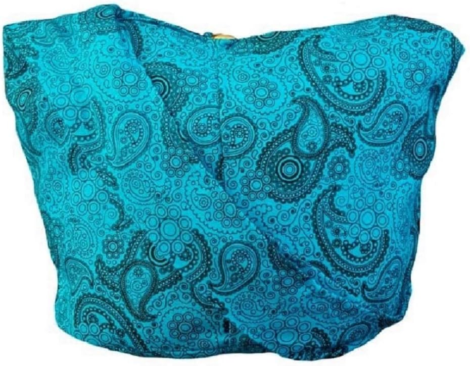 BTP! Thai Cotton Hippie Hobo Sling Crossbody Bag eco Friendly Shopping bag Paisley Print Large