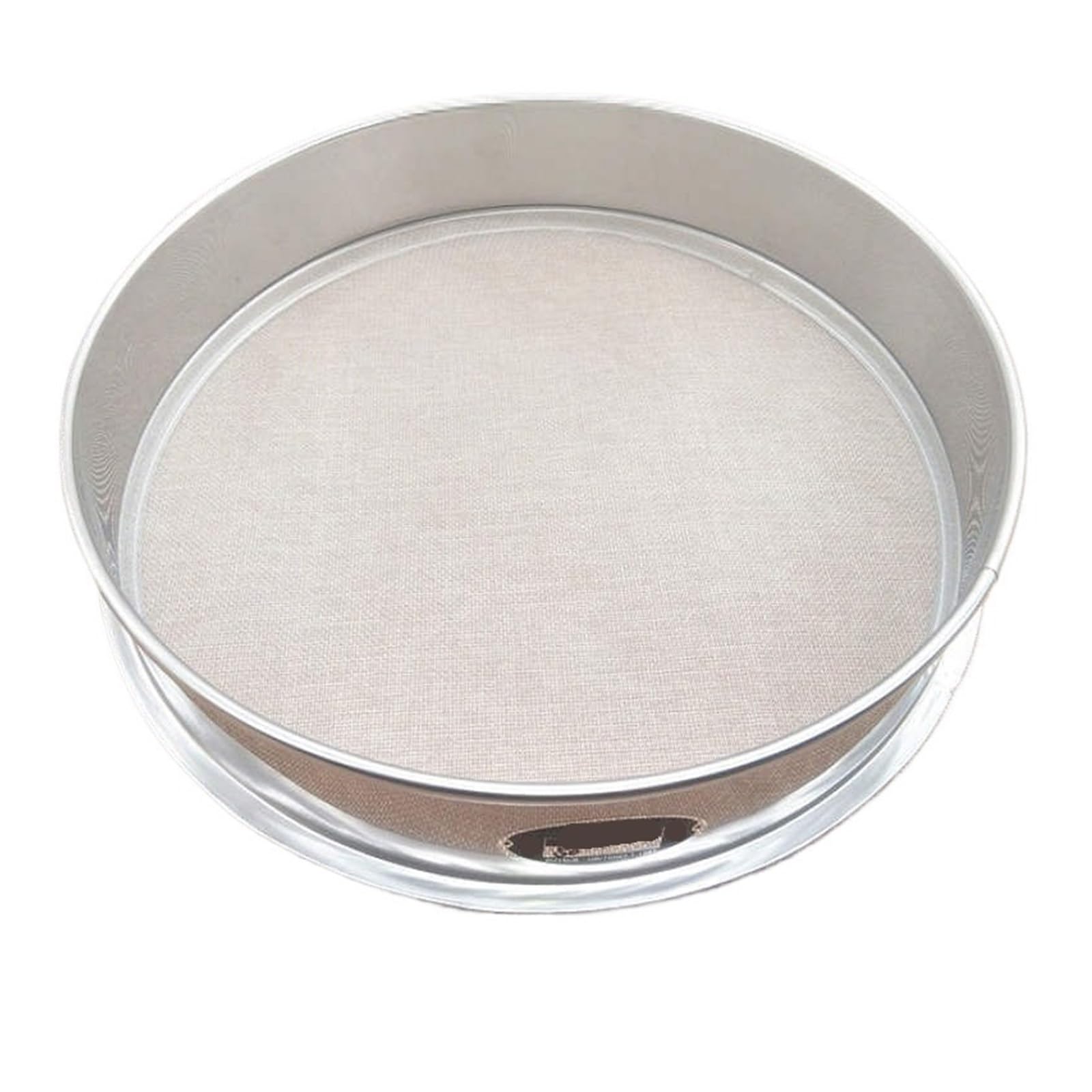setacci di Prova economici, Setacci in Acciaio Inossidabile 20 cm 10-500 Mesh Setaccio di Prova Telaio perforatore a 2 Strati Campionamento Farina(400mesh 0.0385m)