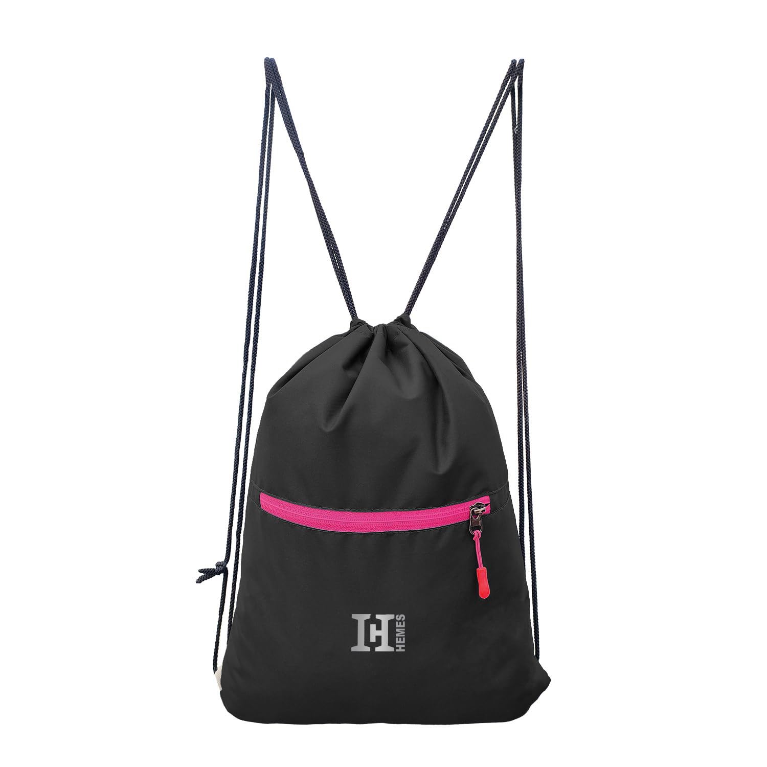 Drawstring Backpack Small Bag Gym Bag for Women & Men With Front Zipper Pocket 12L Dori Bag-image-22