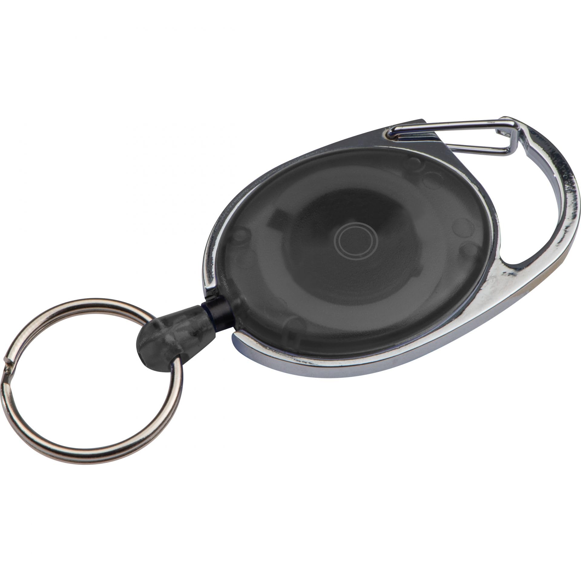 50 Pezzo Porta Skipass Nero Trasparente con Anello Portachiavi, Cartellino, Ausweisjojo, Skipassjojo, Yoyo