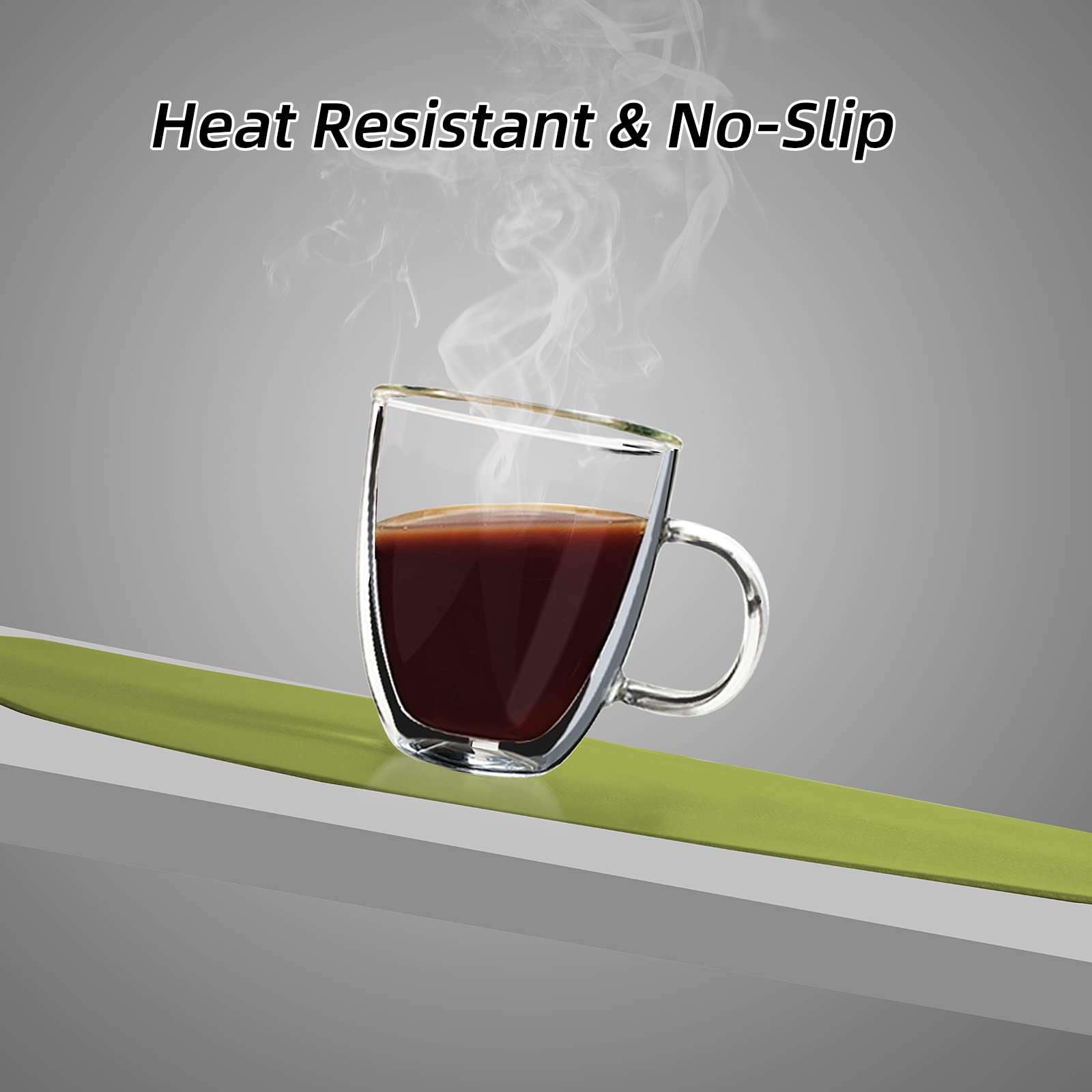 Tovagliette Americane Lavabili - Set 2 Pezzi Doppia Faccia Grigio Rosa - Foto 6