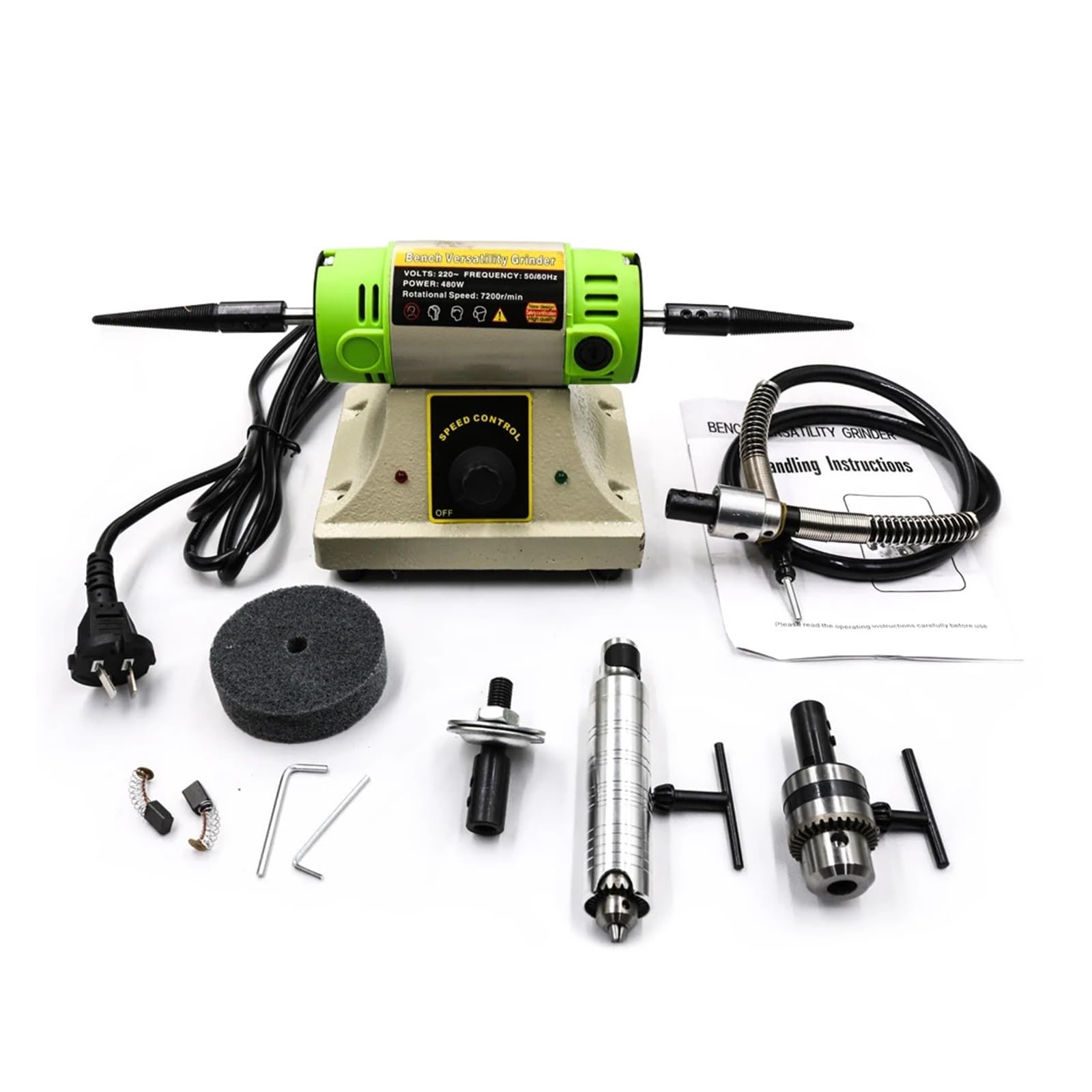 Ewsdsfs 110 Polishing Machine For Diy Woodworking Jade Jewelry Bench Lathe Motor Grinding