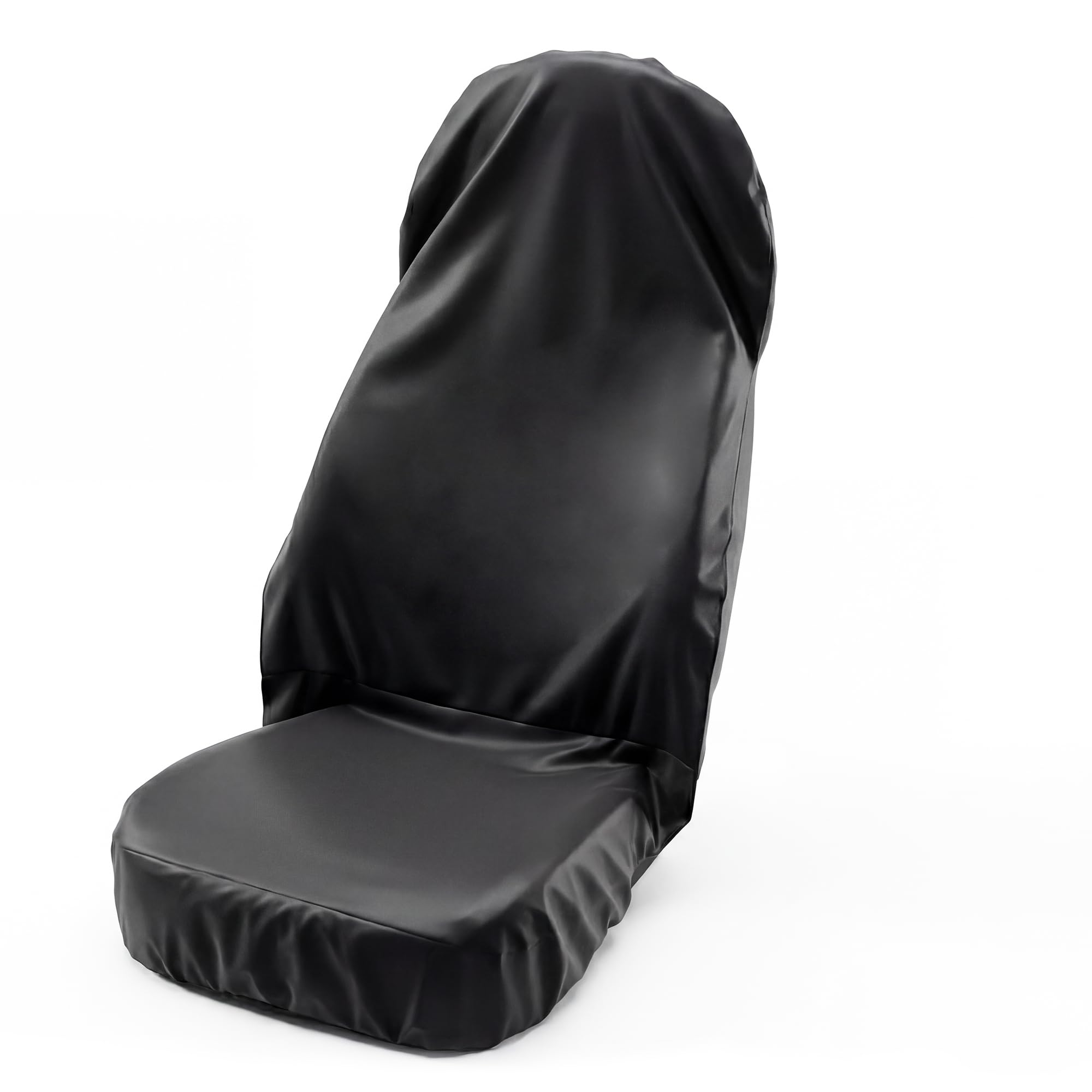Einesin Sitzschoner für Autositze, Autositzbezüge universal als Überwurf aus Oxford Material, Autositzbezüge Vordersitze, Sitzschutz, Werkstattschoner, Schwarz (1)