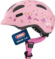 ABUS Smiley 2.0 gyerek kerékpáros sisak - rózsaszín hercegnős - M (50-55 cm) 1