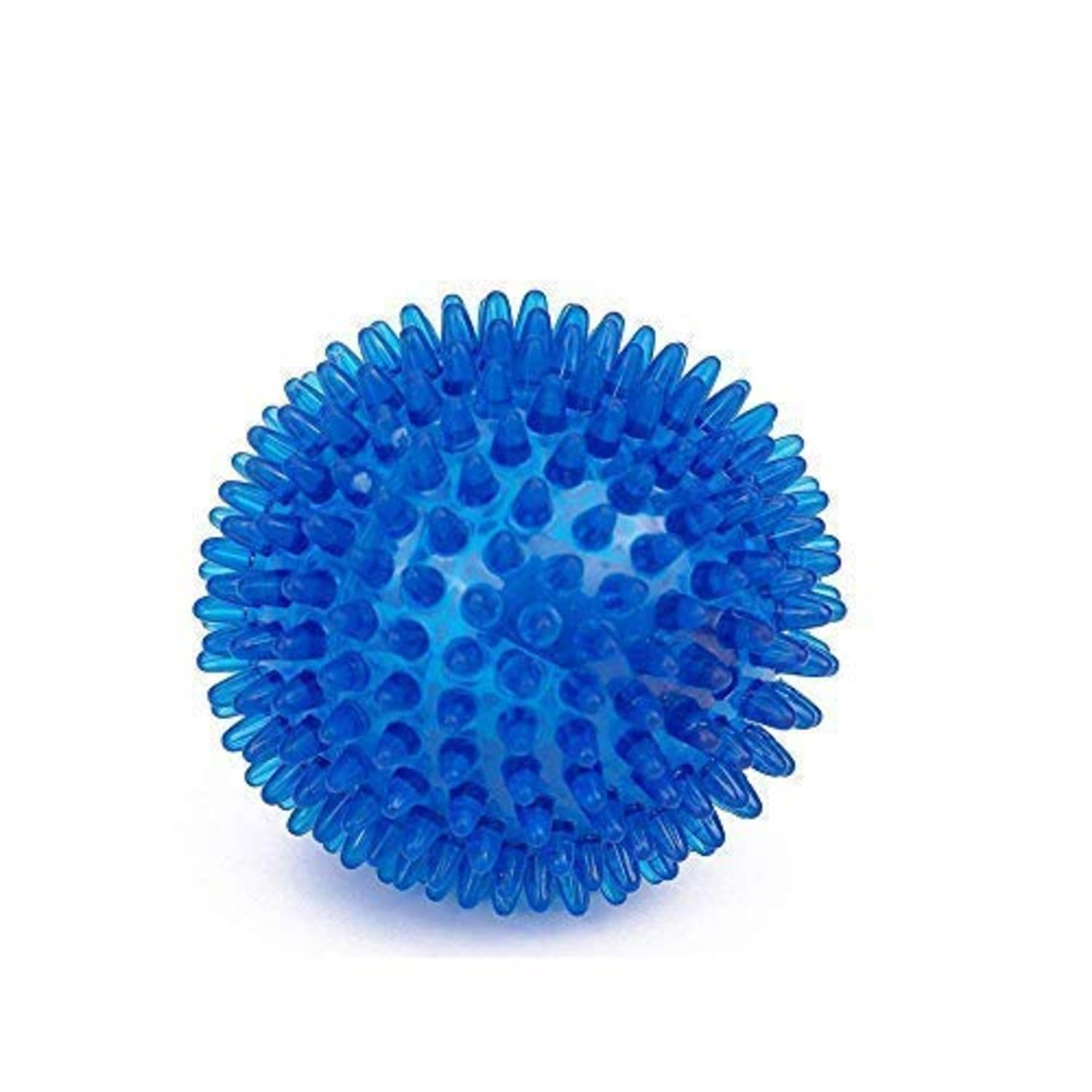 Smarty Pet Natural Rubber Pet Spiked Ball, Dog Chew Toy, Puppy Teething Chew Toy with Sound Interaction and Play for Pets- Color May Vary (B08QCK6NQF) Amazon Price History, Amazon Price Tracker