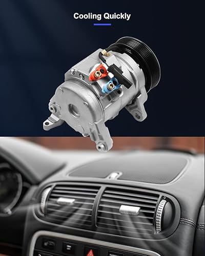 Miniatura 12 de ECCPP Compresor de CA 1999-2003 apto para Chevrolet Tracker para Suzuki Vitara 2.0L compresor de aire acondicionado