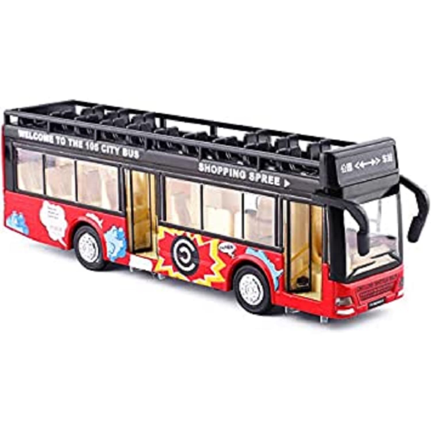 KTRS Enterprise Alloy London Series Routemaster Bus Die-Cast Collectors Edition Car Toy for Kid (Any Color Will be Sent)