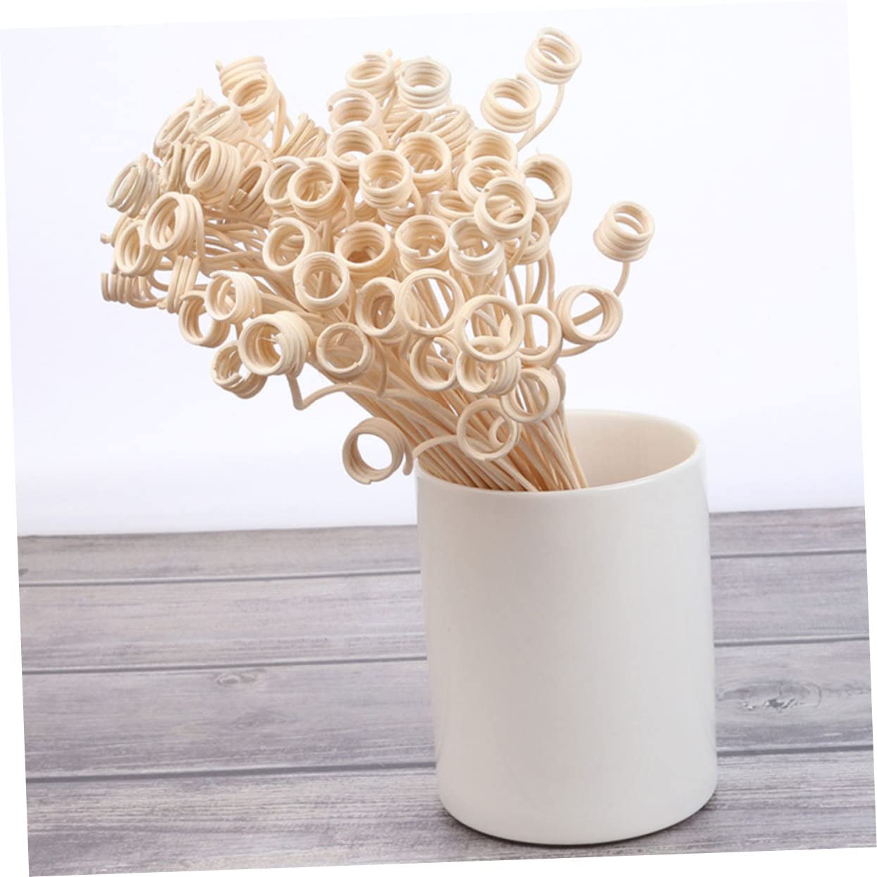 Levemolo 20pcs Spiral Rattan Sticks Aromatherapy Diffuser Set Essential Oil Diffuser Sticks for Home