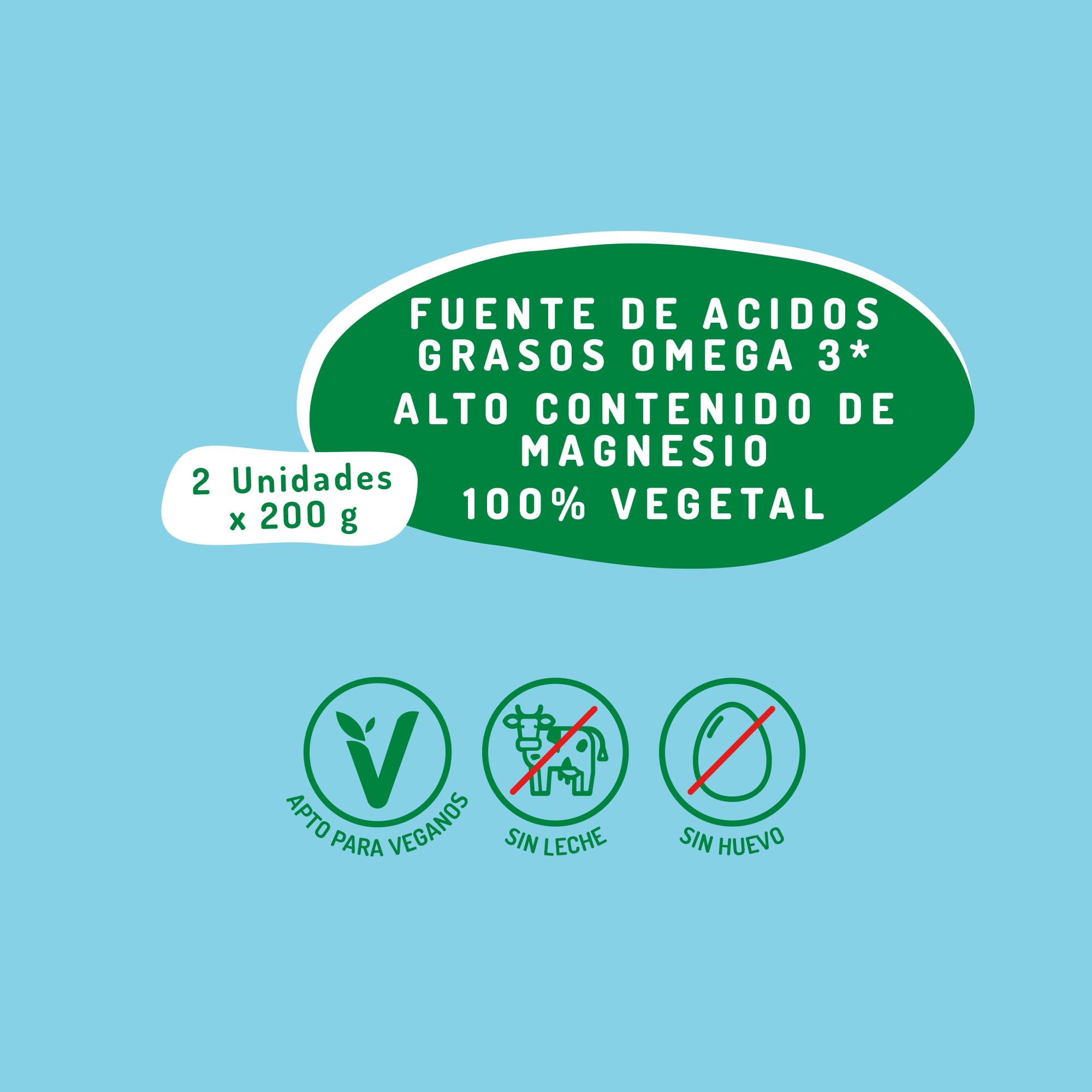 El Granero Integral - Tofu Natural - 2 Unidades de 200 g - Fuente de Proteínas y Ácidos Grasos Omega-3 - Rico en Magnesio - 100% Vegetal - Sin Gluten - Apto para Veganos