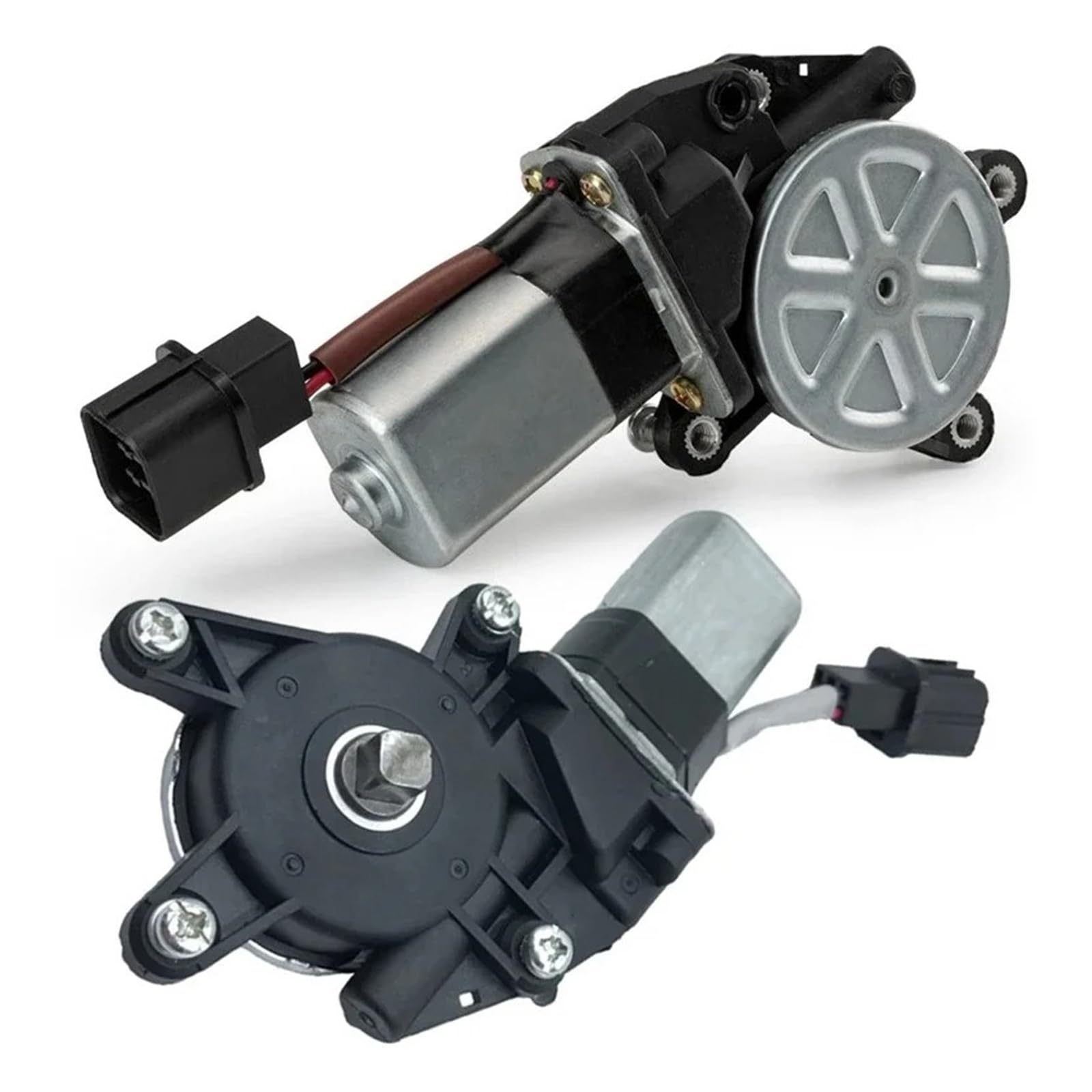 SAMWDK Glass Lifter Replacement Accessories for for Outlander 2.4L 2003-2006 Driver/Passenger Side Window Regulator Motor MR573877 MR573878 Car Window Regulator(Left and Right)