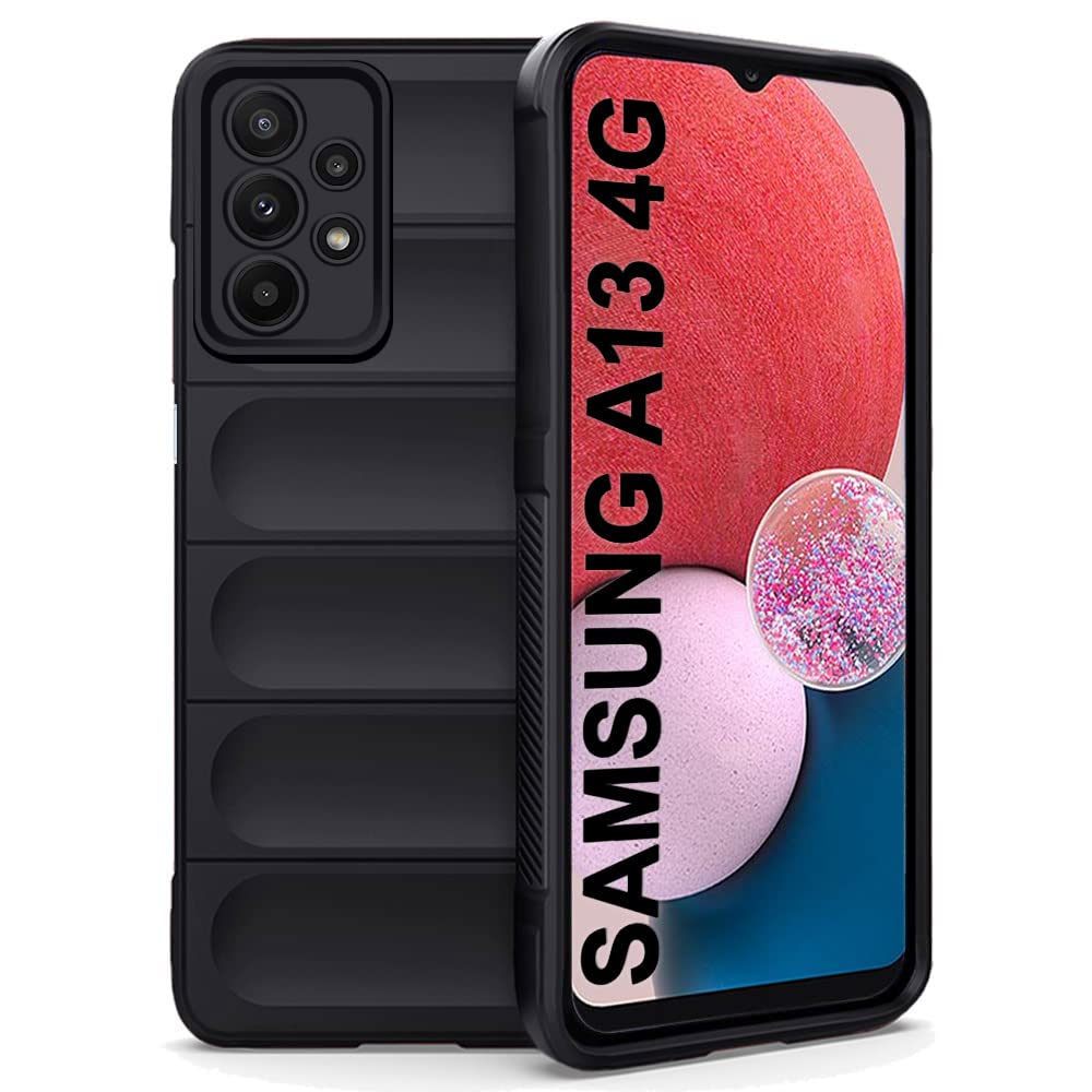TheGiftKart Liquid TPU Shockproof Back Cover Case for Samsung Galaxy A13 4G | 10 Airbags 360 Degree Protection Design | Micro-Fibre Cloth On Inner Side | Anti-Slip Grip Built-in (Matte Black) (B0B5WSZ4VM) Amazon Price History, Amazon Price Tracker