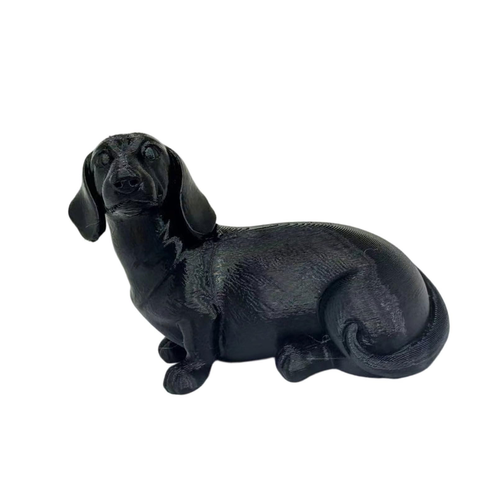 Limtula 3D Printed Dachshunds Figurines Collectibles Dachshunds Statue Dog Animal Sculptures Desktop Ornament for Home Decors Tabletop Ornament