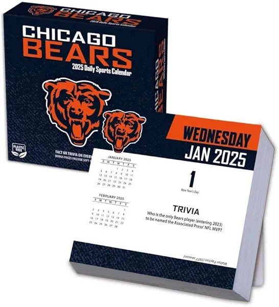 Turner Sports Chicago Bears 2025 Box Calendar (25998053033)