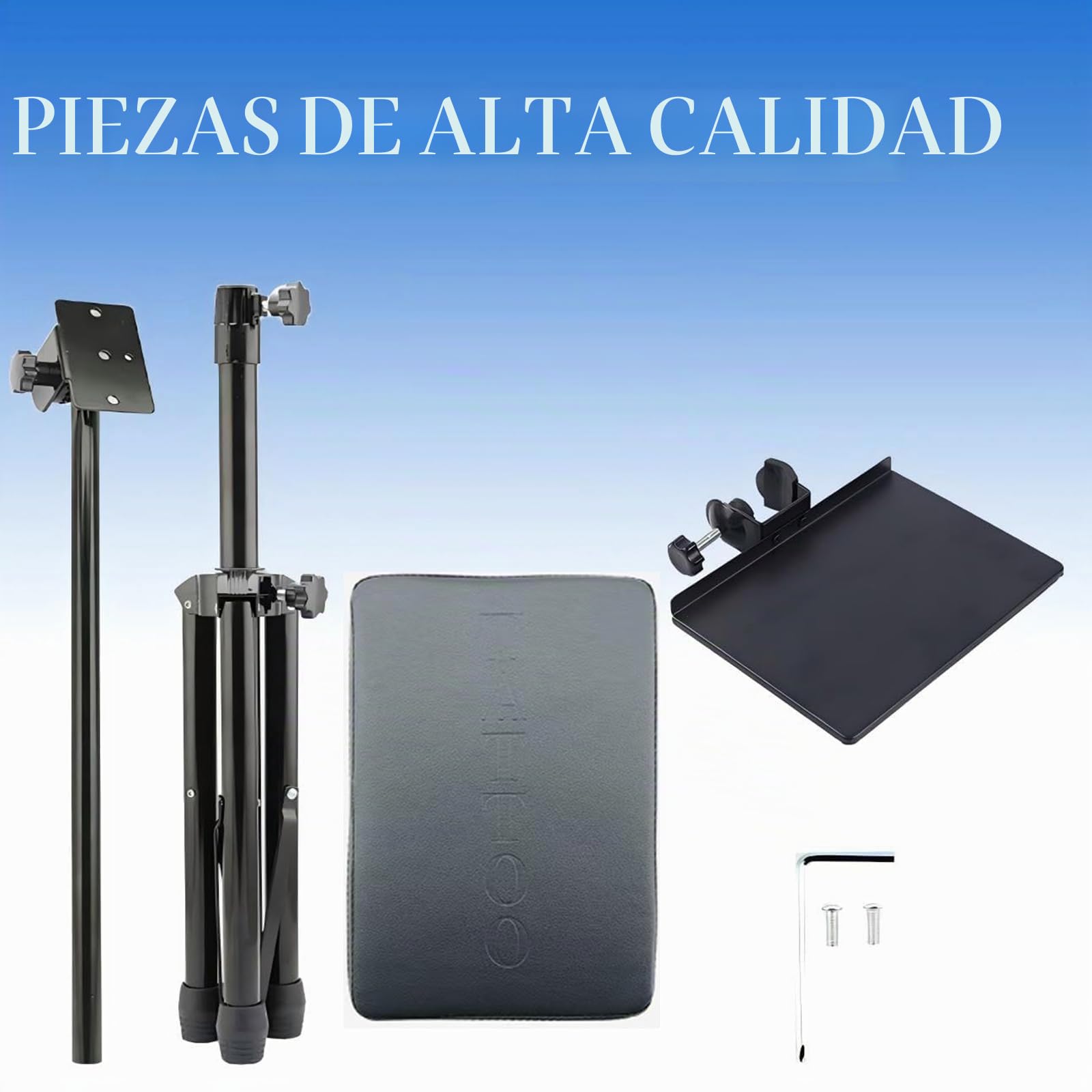 Ajustable Reposabrazos Tattoo Apoyabrazos con Bandeja | Mesa para Tatuajes con Bandeja Ajustable en Altura 68-115 cm 180° Reposabrazos Estudios de Tatuajes Accesorios Tattoo Armrest