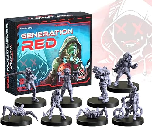 Miniatura 3 de Monster Fight Club Cyberpunk Red Combat Zone Miniatures Equipo de Trauma Starter Gang