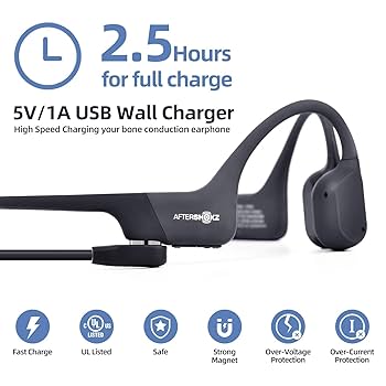 Amazon.co.jp: for shokz 充電ケーブル 2本 USB 磁気充電