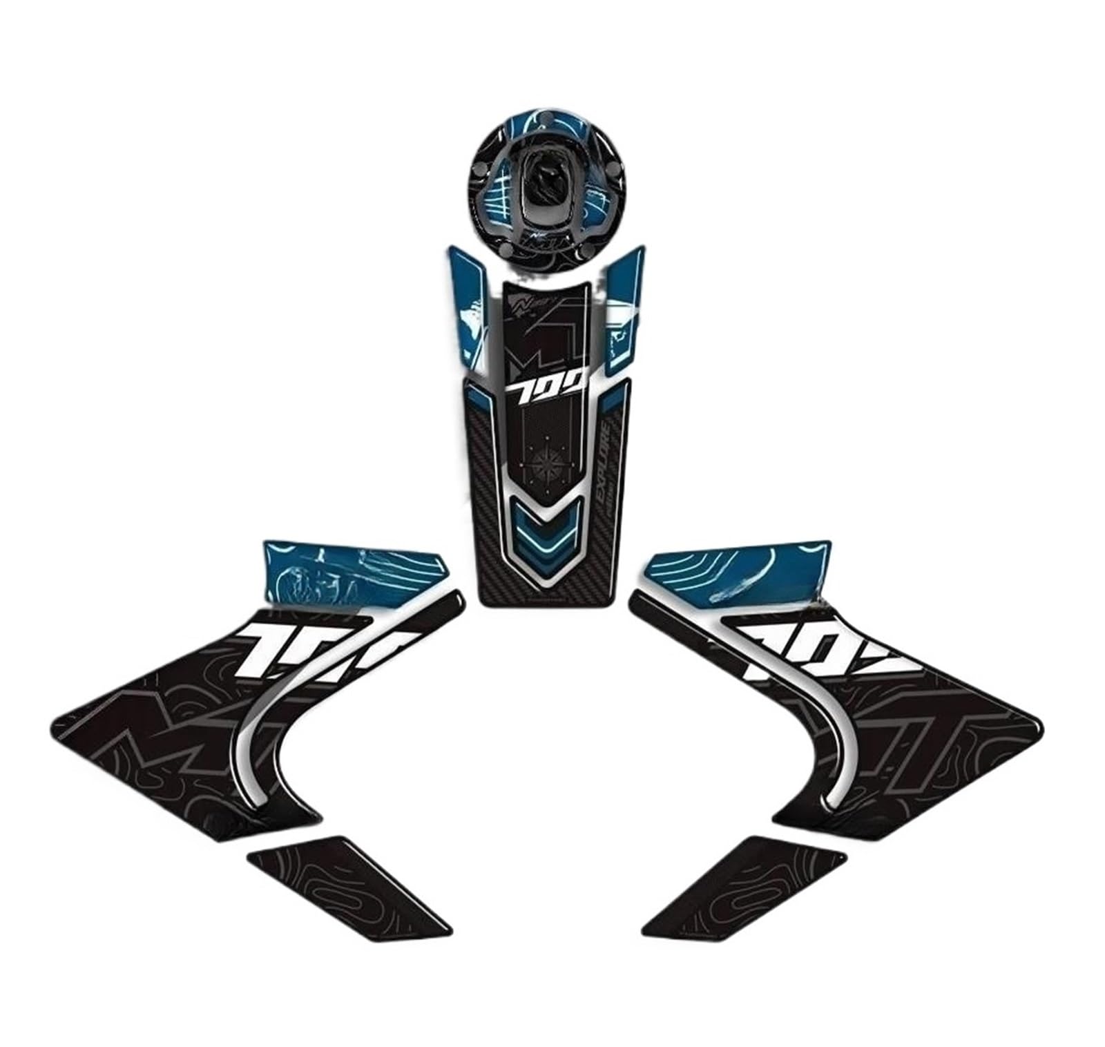 Motorcycle Sticker For 700MT 700 MT For Touring Bike For ADV