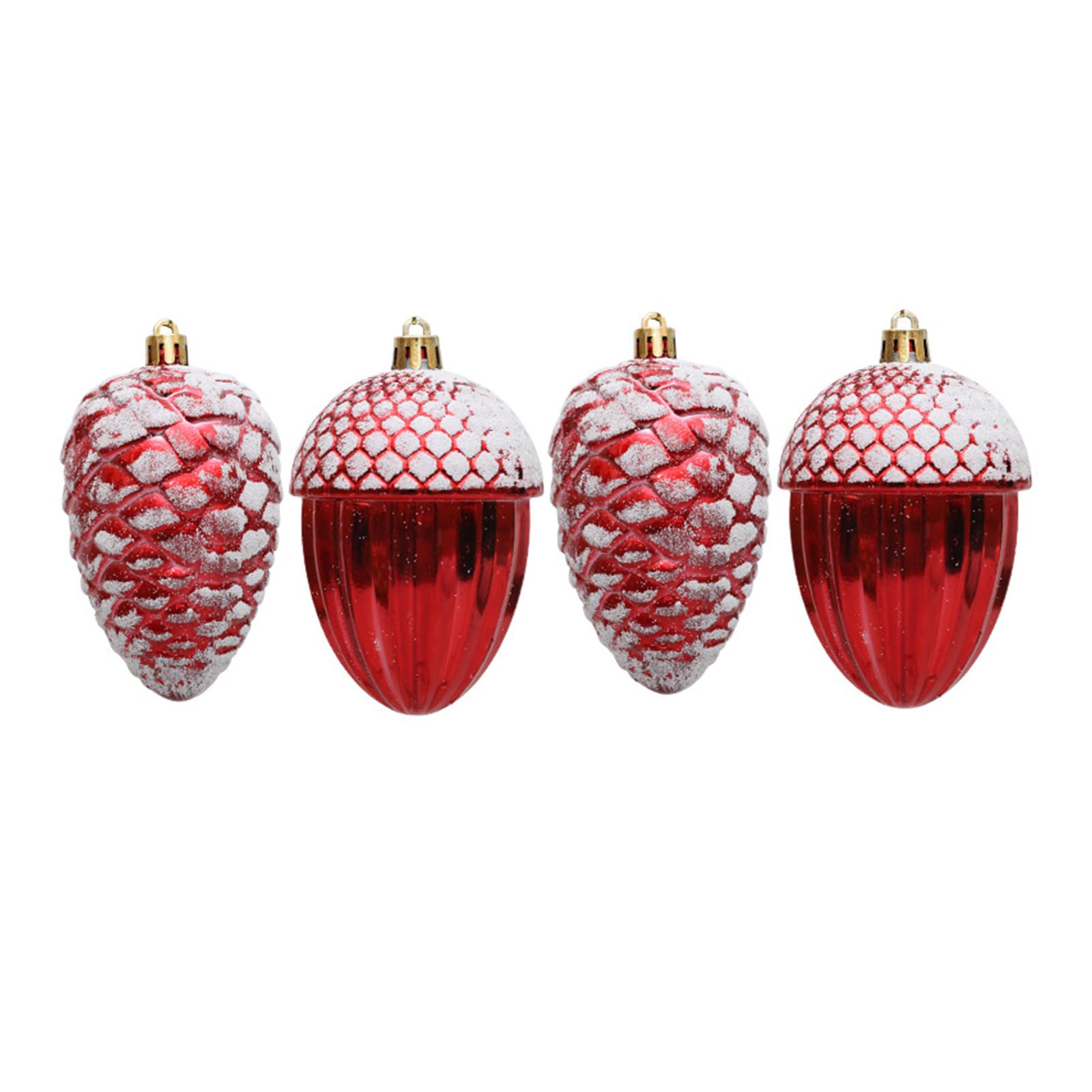 Xinsheinelry 1Box Holiday Adornments Pinecone/Owl Hanging Pendant Christmas Tree Decorations Stylish Festive Embellishment Christmas Decoration