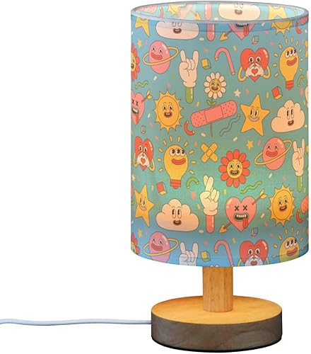 Miniatura 2 de Reading Lamp Night Stand Lamp Aesthetic Cartoon Colorful Blue Lamp for Study Desk Hallway lámpara para mesa de