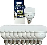 Kit Lâmpadas Led Bulbo 20w E27 Branco Frio Bivolt Inmetro Luminarte (Kit 10 Unidades)