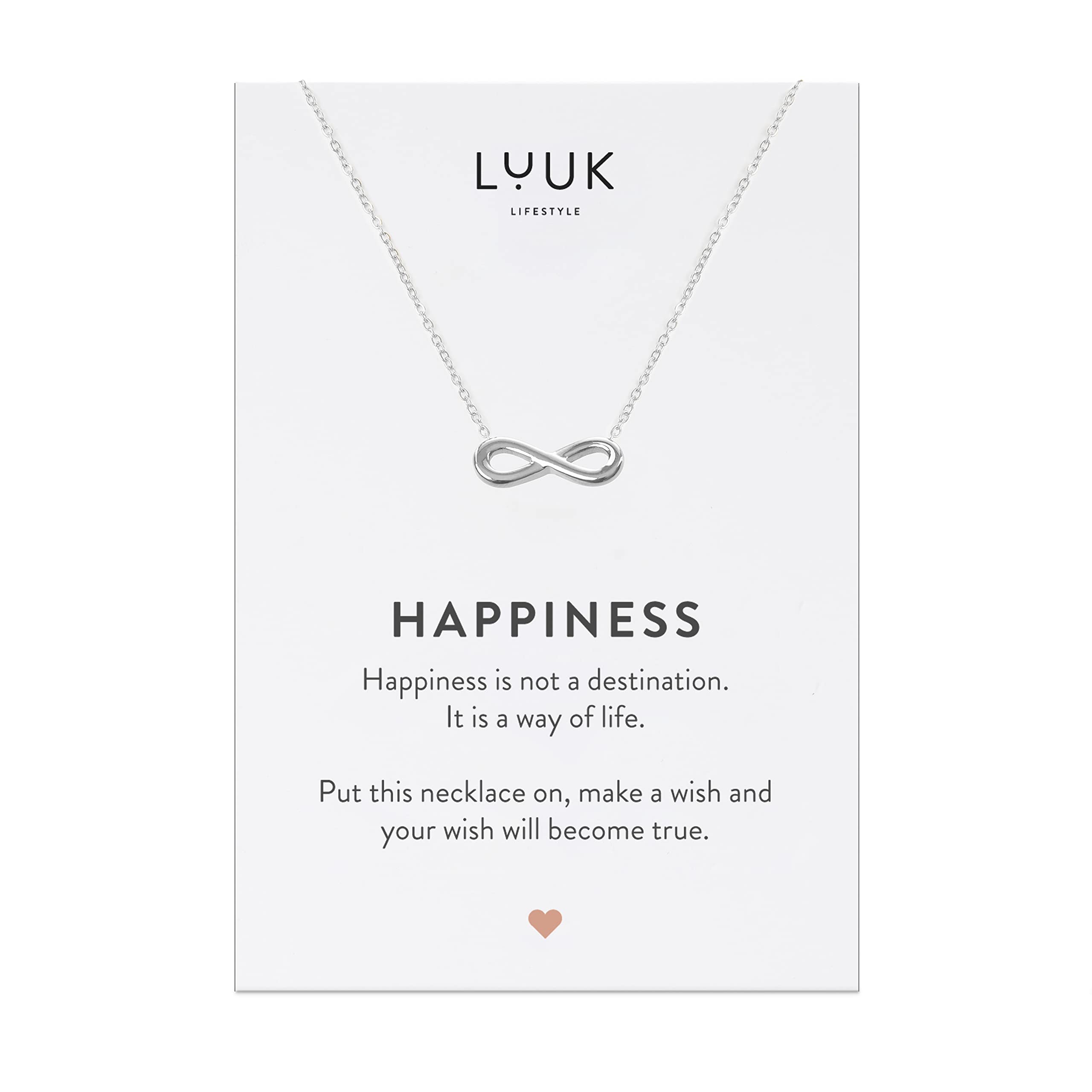 Feminine Stainless Steel Pendant Necklaces, Trendy Everyday Jewellery, Travel Companion, Holiday or Daily Life, Trendy Gift Idea for Her in Silver, Gold and Pink