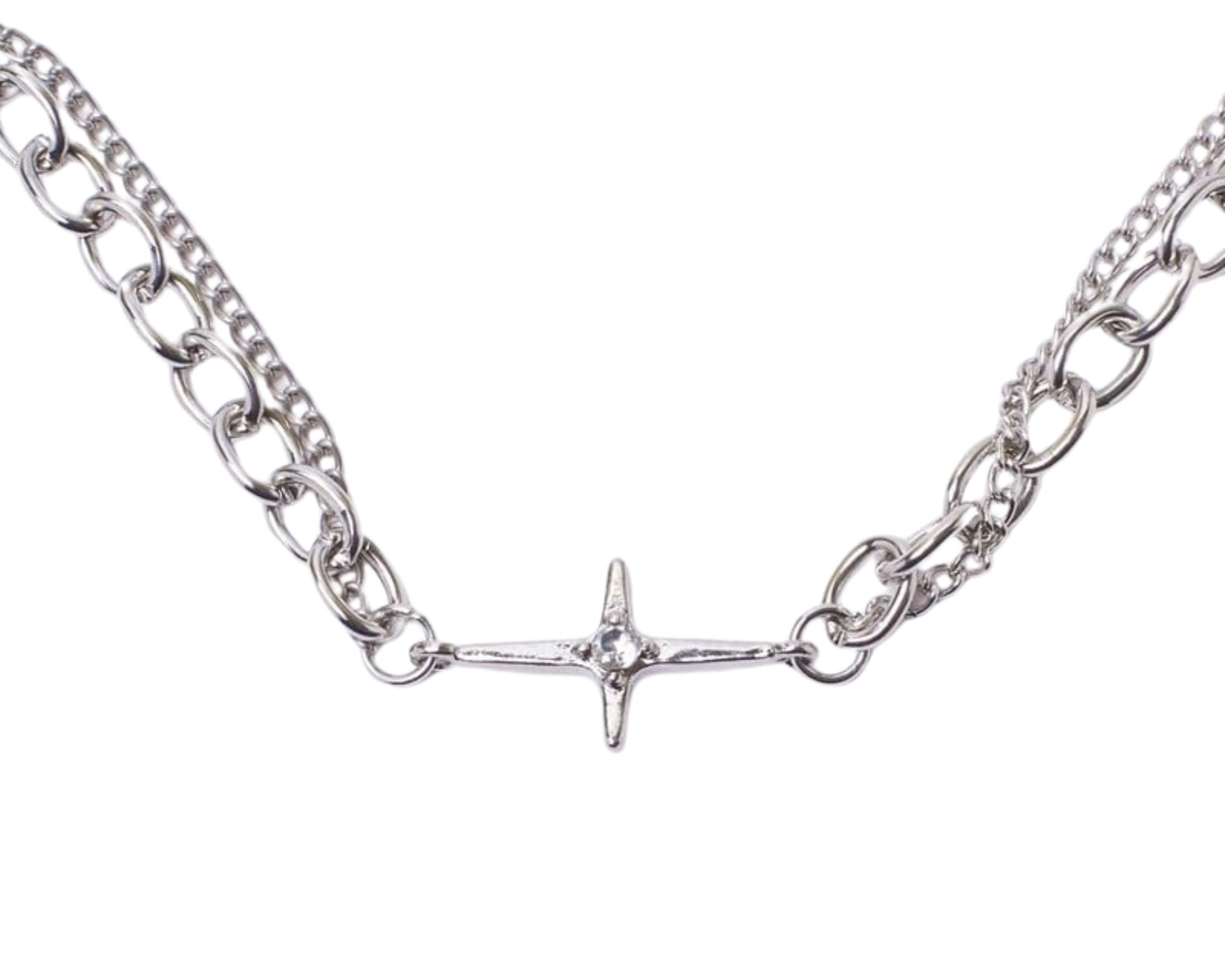 Salty Alpha Celestial Starfall Neck Chain for Men & Boys | Stainless Steel | Long Necklace | Pendant | Locket | Fancy & Stylish | Birthday Gift | Aesthetic Jewellery | Accessories for Everyday Wear (B0D2RSVTS2) Amazon Price History, Amazon Price Tracker