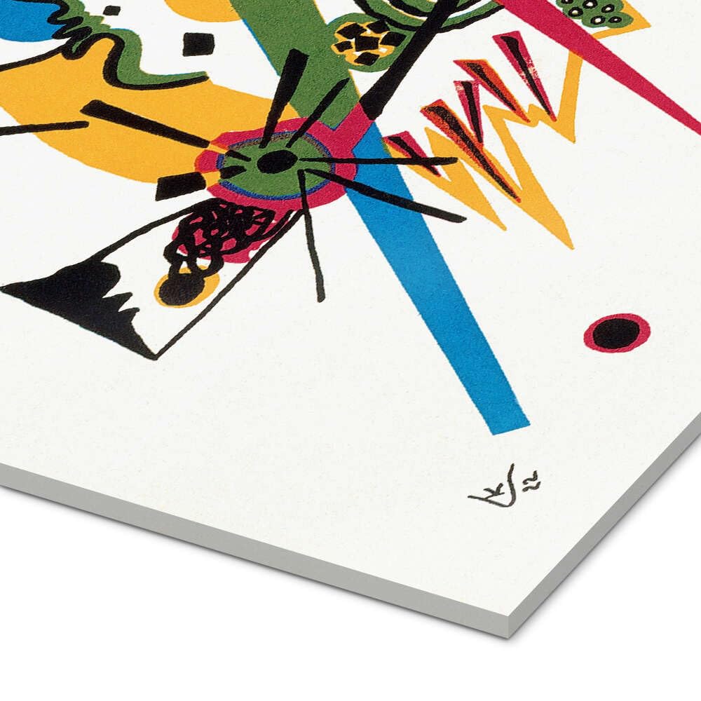 Posterlounge Kleine Welten Acrylglasbild | 40 x 40 cm von Wassily Kandinsky Bunt Wandbilder Wanddeko