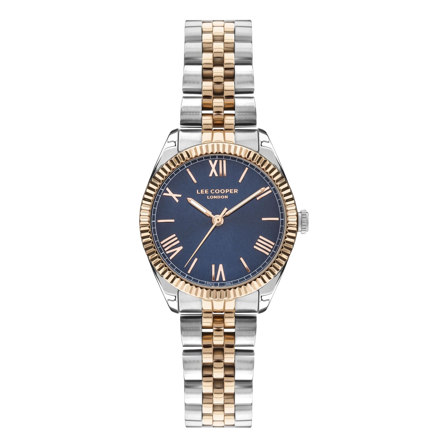 Lee Cooper Analog Blue Round Dial Women's Watch - LC07448.590