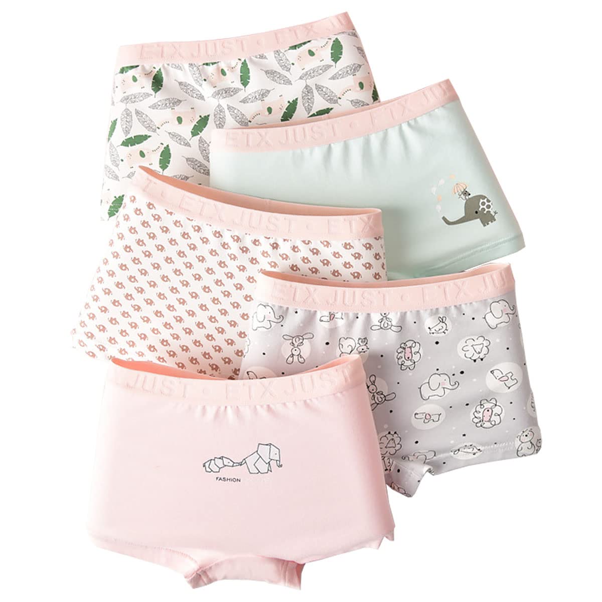 Pack 5 Harry Bear Culottes Licorne Harry Bear - Pack De 5 Pour Fille - 100% Coton - Motifs Magiques Culottes Fille