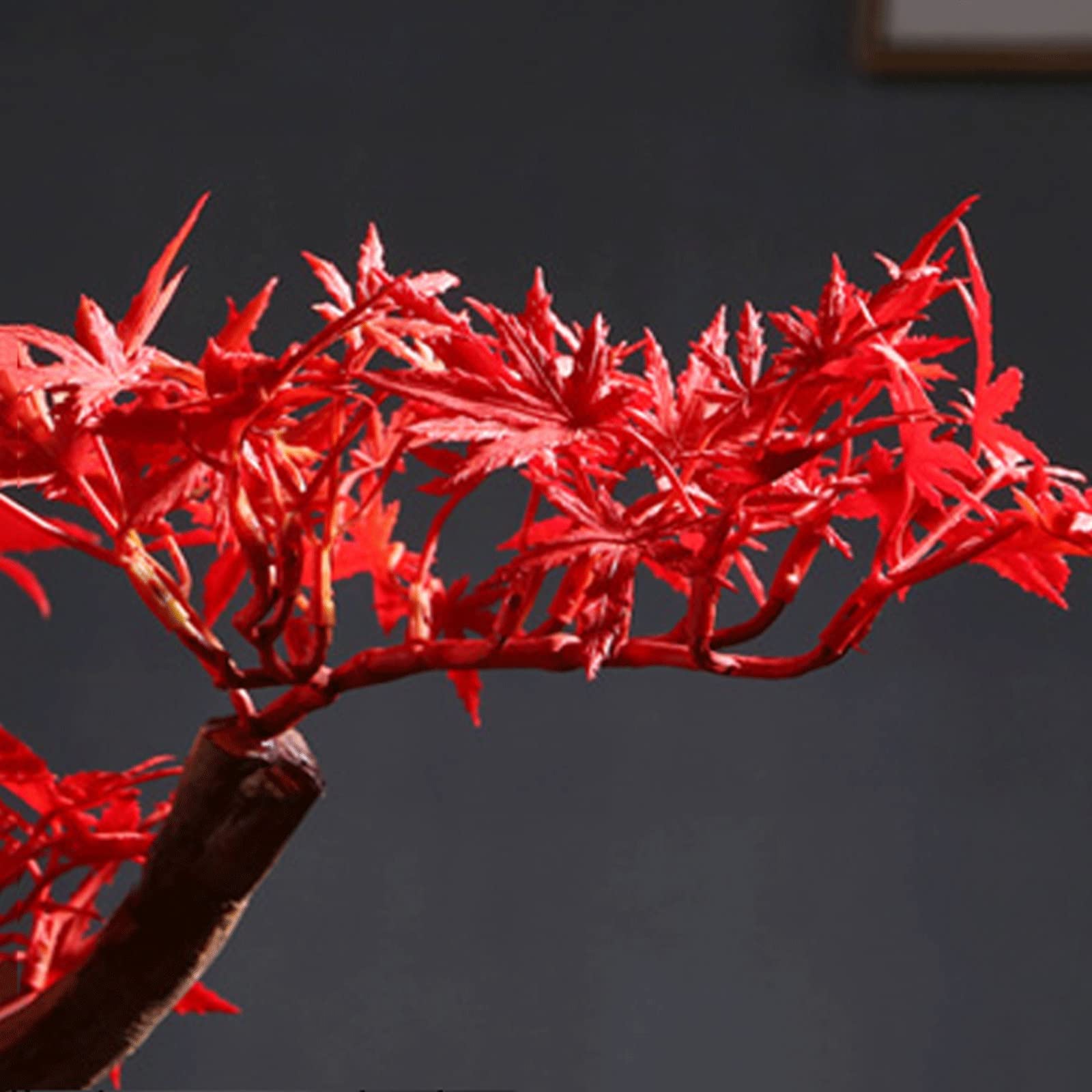 Artificielle Bonsaï Bonsaï à érable Rouge Arbre Artificiel Arbre de Fausses Plantes for Le Bureau du Bureau à Domicile du Livre de la Salle du Livre de la Salle Plante Artificielles