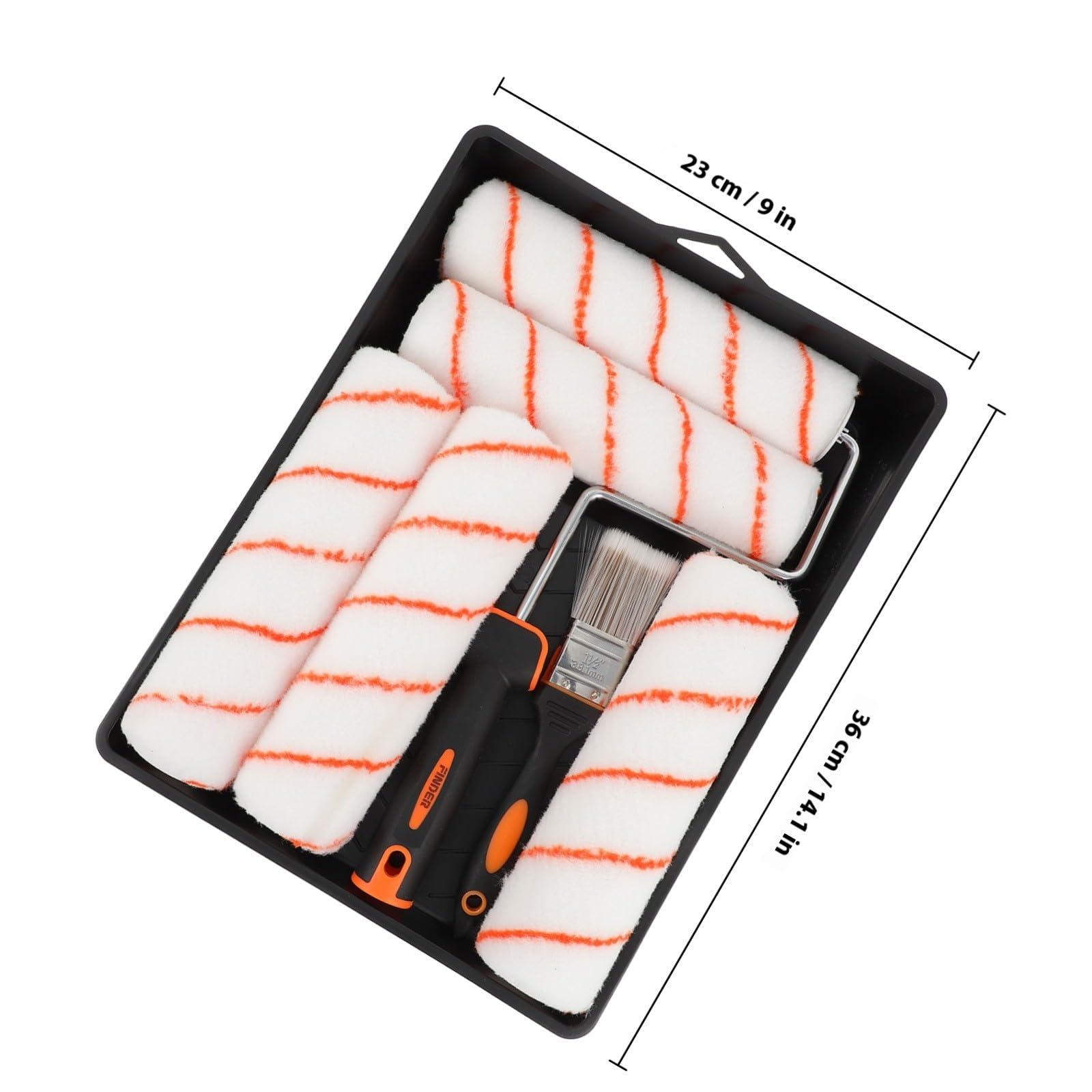 Set de Rodillos de Pintura Portátil para Paredes 1 Juego Color Aleatorio