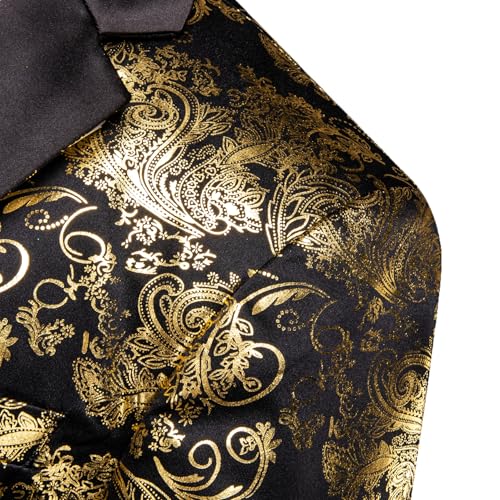 Image of Barry. Wang Men's Sport Coats & Blazers Flower Suit Jacket 1 Button Paisley Tuxedo Mardi Gras Carnival Parade Gift