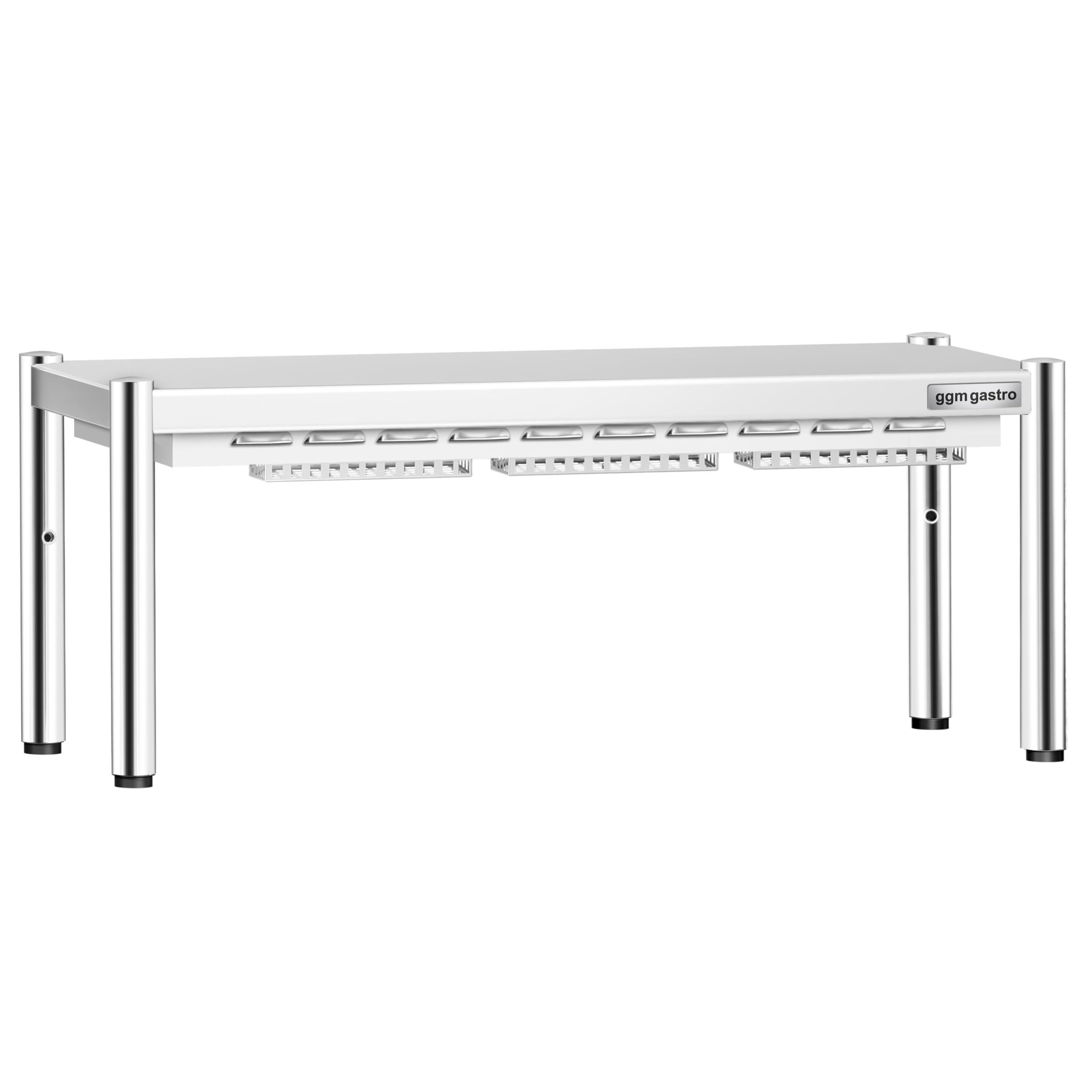 GGM Gastro | AB1K124#KBK11-3 | Wärmebrücke mit Keramikstrahler - 1200x370mm - 1,05 kW - 1 beheizte Etage
