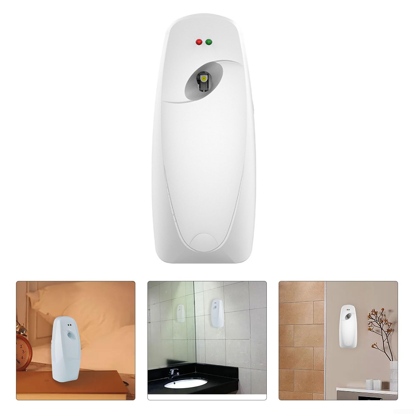 ZYWUOY Ambientador para el hogar, dispensador de, 3 Piezas, Ajustable, Inteligente, con Temporizador, Fragancia automática para Eliminar olores, rociador doméstico