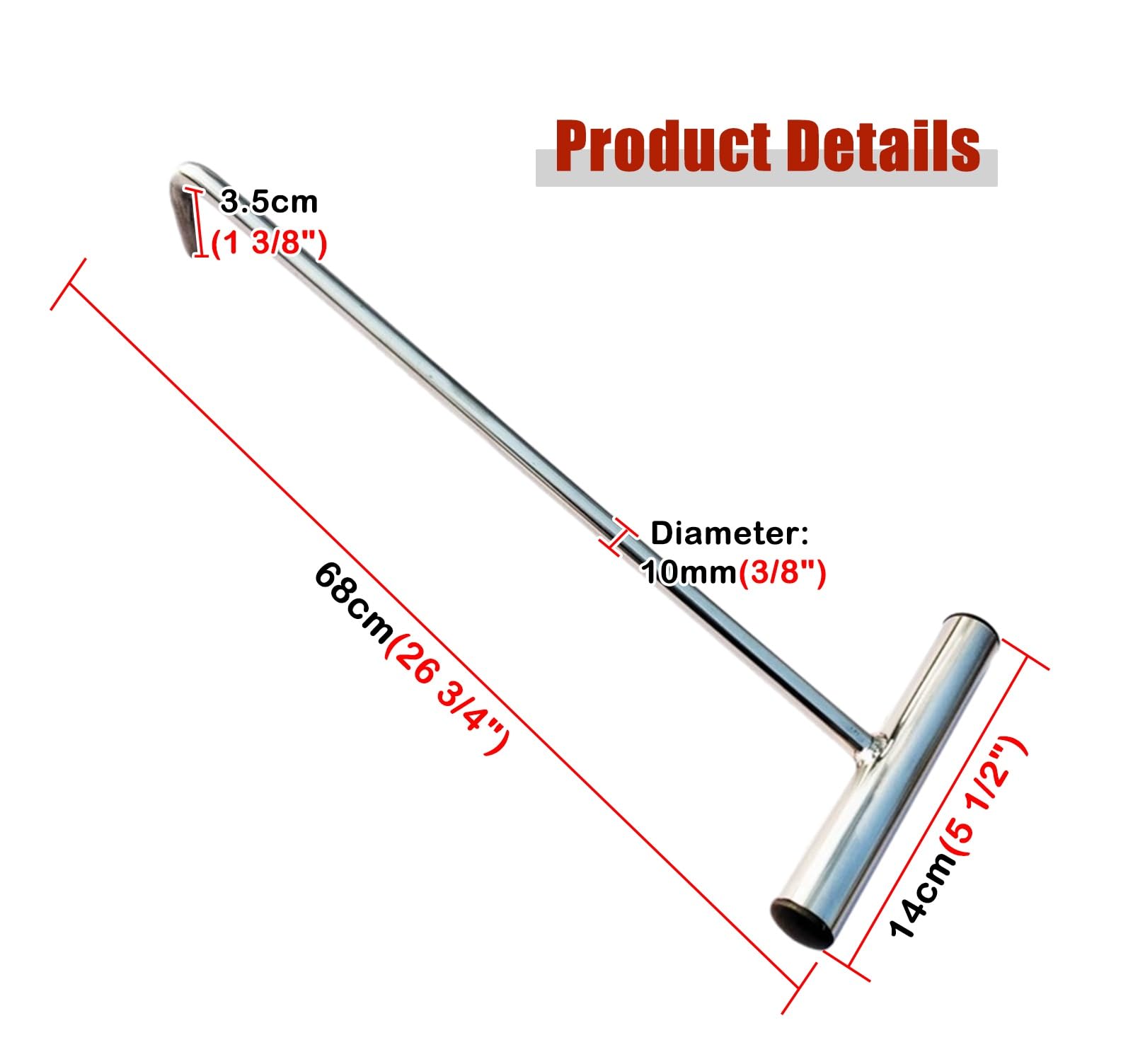 Gancio AT In Acciaio Inox - Sollevatore Coperchi Scarico - Foto 7