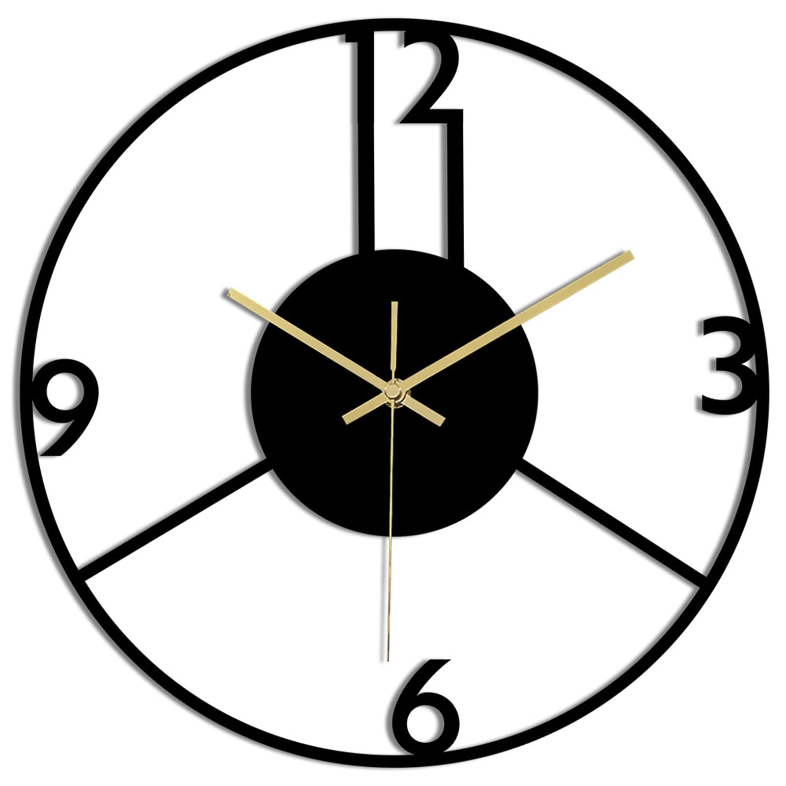 HDOYTXXM Quiet Operate Decoratives Wall Clock Quiet Movement Elegant for Modern Offices Decors
